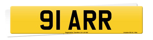 Registration number 91 ARR